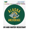 University of Alaska Anchorage Seawolves Logo Automotive Car Window Locker Circle Bumper Sticker - 2 of 4