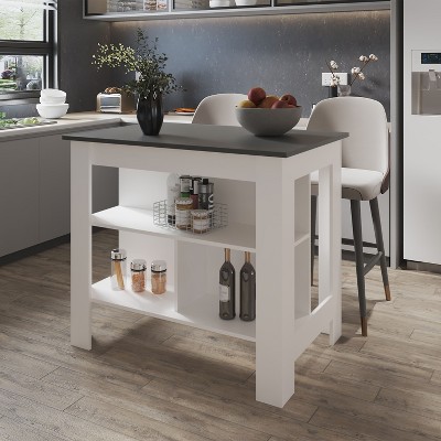 Xiyuyeu Kitchen Island With Storage,with Extra Large Countertop And ...