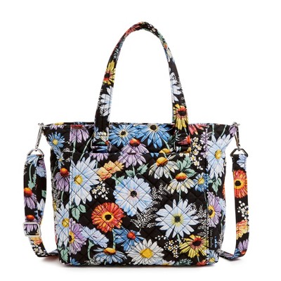 Vera Bradley Women's Cotton Multi-strap Shoulder Bag Daisies : Target