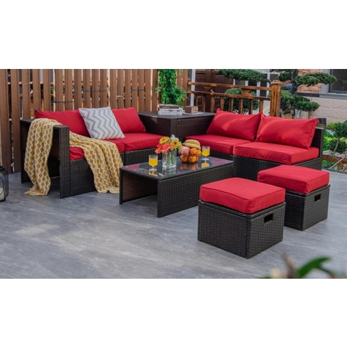 Outdoor setting cushion covers hot sale