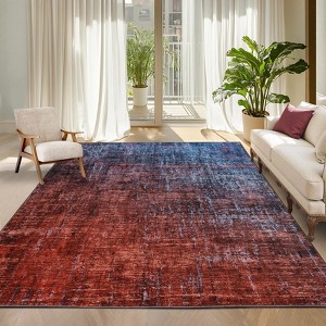 Abstract Area Rugs for Living Room Bedroom Washable Modern Soft Non Slip Low Pile Accent Floor Carpet Home Decor - 1 of 4