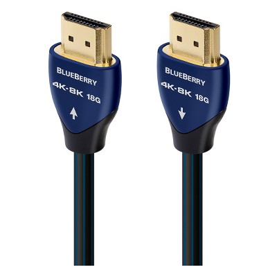 AudioQuest BlueBerry 4K-8K 18Gbps HDMI Cable - 2.46 ft. (.75m)