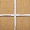 Farmhouse Wood Room Divider Screen Beige - Olivia & May - 4 of 4