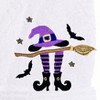 Linum Home Textiles 100% Turkish Cotton Unisex Terry Embroidered Bath Robe - Hat-Broom-Legs - 4 of 4