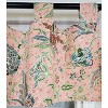 RLF Home 4" Top Tab High Quality Fabric Every Tab Valance for Windows 50" x 16" Rose - 3 of 4