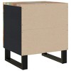 vidaXL Bedside Cabinets 2 pcs 15.7"x13"x18.1" Solid Wood Reclaimed - 4 of 4