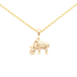 Aria Jeweler Chain with Golden Elephant Pendant - 1 of 3