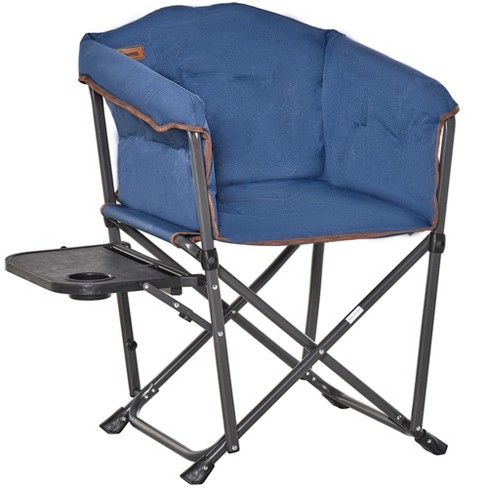 Folding Outdoor Chair, Heavy Duty,Portable Folding Chair with Side Table,  Pocket for Beach, Fishing,Trip,Picnic,Lawn,Concert Outdoor Foldable Camp  Chairs