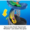 Fisher-Price Little People Hot Wheels Spiral Stunt Speedway Toddler Race Track Playset 2 Toy Cars - 3 of 4