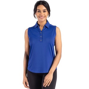 Cutter & Buck Forge Eco Stretch Recycled Womens Sleeveless Polo - 1 of 2