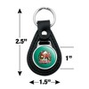 Christmas Vacation Merry Clarkmas Black Leather Keychain - 2 of 4