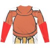 Men's Fraggle Rock Red Uniform Front Back Print Long Sleeve Costume T-Shirt - 3 of 4