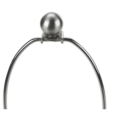 23" Black Ceramic Table Lamp with Black Shade