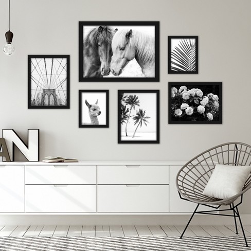 black and white wall art