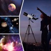 SUGIFT Telescope 70mm Aperture 400mm - for Kids & Adults Astronomical Refracting Portable Telescopes with Tripod Phone Adapter,Tripod Carrying Bag - 2 of 3