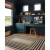 Lahome Rectangle Geometric Frame Machine Washable Outdoor Area Rug-Durable Carpet for Patio, Deck, or Garden - 2 of 4