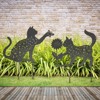 Farmlyn Creek Set of 2 Black Cat Garden Stake Silhouettes for Lawn Decor, Gifts, Decorative Outdoor Metal Animal Statues for Yard - 4 of 4