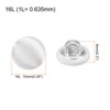 Unique Bargains Blouses Sweater Round Aluminum Cotton Fabric Cloth Covered Buttons 10 Pcs - 2 of 4