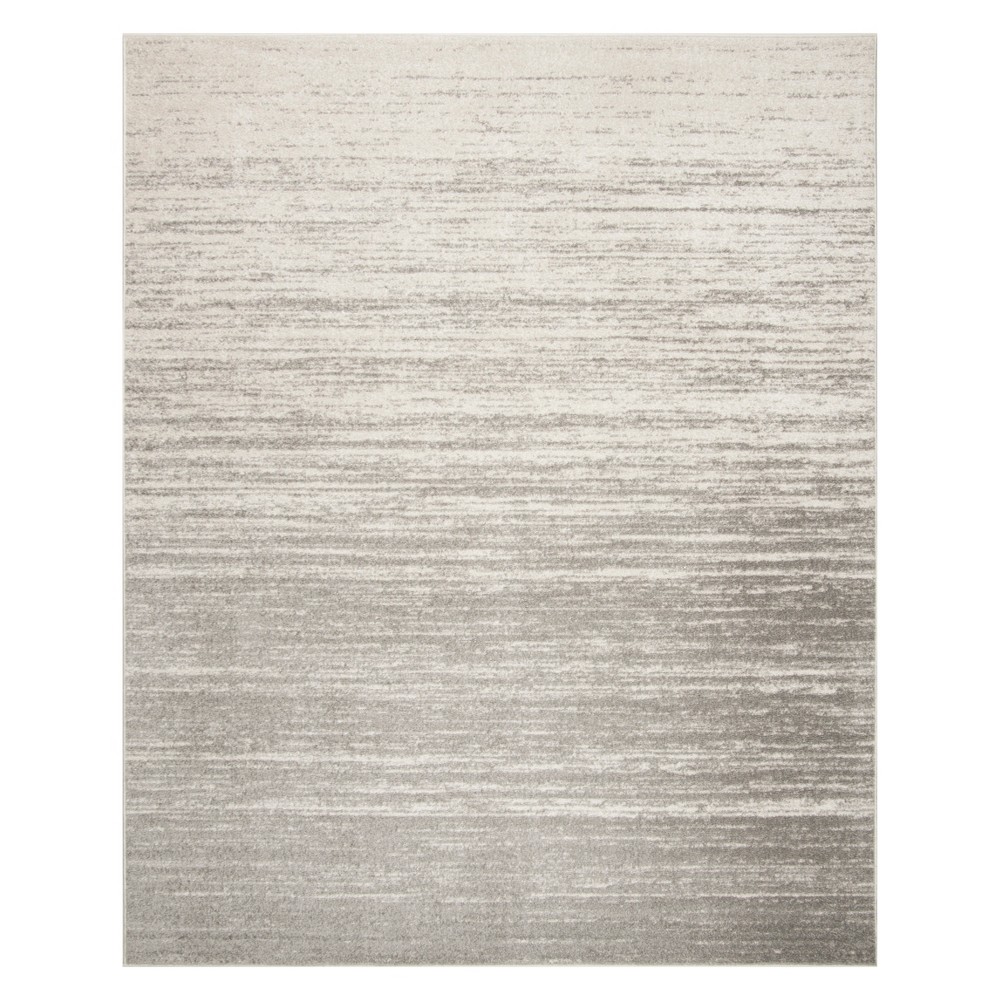 9'X12' Ombre Design Area Rug Light Gray/Gray - Safavieh