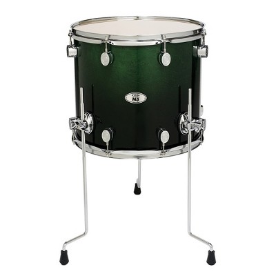 PDP by DW M5 Maple Floor Tom Drum 16 x 14 in. Emerald Fade
