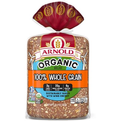 Arnold Organic 100% Whole Grain Sandwich Bread - 765g
