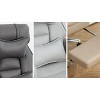 CAVINAS Swivel Ergonomic Office Chair,Technology Leather Desk Chair with Lumbar Support,Headrest and Footrest for Home Work Study - 4 of 4