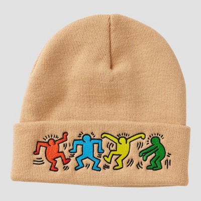 Men's Keith Haring Acrylic Beanie - Oatmeal : Target