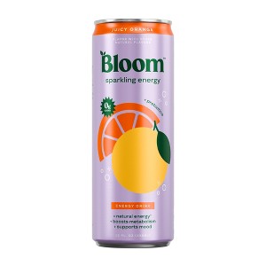 Bloom Juicy Orange Energy Drink - 12 fl oz Can - 1 of 4