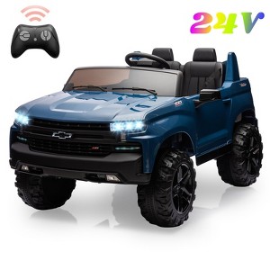 Jojoka 24V Kids Ride On Truck Car, Electric Vehicles with Remote Control, Music, Lights, 2 Seaters Ride On Car for Boys and Girls - 1 of 4