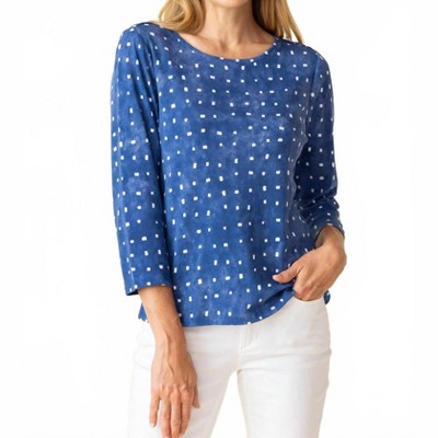 Women's Cozy Rib Tile Everyday Tee - habitat