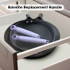 imarku Removable Handle for 8-inch Honeycomb Cast Iron Skillet Pan, Detachable Handle Replacement, Purple - 2 of 4