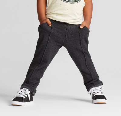 boys black chino pants