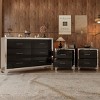 Elegant 6-Drawer Dresser and Two Nightstands Suite,Modern Storage Suite for Bedroom & Living Room-Maison Boucle - 2 of 4