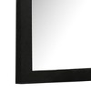 Royal Hampton 41 Inch Dresser Mirror, Modern Glam Black with Gold Acrylic Accents - 4 of 4