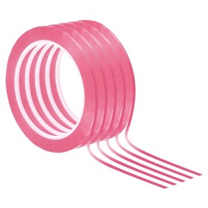 Unique Bargains Adhesive Versatile DIY Art Graphic Chart Thin Whiteboard Tape 5 Pcs - 1 of 4