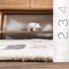 Nuloom Tisha Lion Machine Washable Kids Indoor Area Rug, Round 4', Ivory - 3 of 4