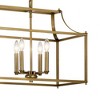 Morrigan 40" 8 Light Linear Chandelier Brushed Nickel - 4 of 4
