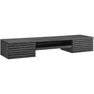 Modway Render Wall Mount Wood Office Desk - 1 of 3
