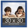 PosterPalooza | Square Classic Modern Blue Picture Frame - UV Acrylic, Foam Board Backing, Hanging Hardware - 2 of 4