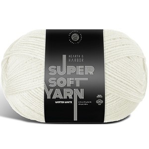 Hearth & Harbor Acrylic Yarn for Crocheting & Knitting - Soft Yarn for Crocheting, 370 Yards Knitting Yarn, Medium Worsted Weight Yarn 4 - 1 of 4