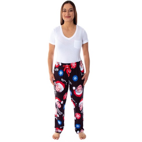 Golden Girls Women's 4 Character Santa Hat Sleep Lounge Pajama Pants :  Target