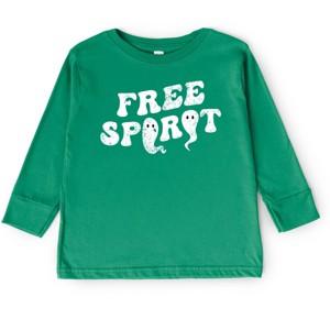 The Juniper Shop Free Spirit Ghost Distressed  Toddler Long Sleeve Tee - 1 of 4