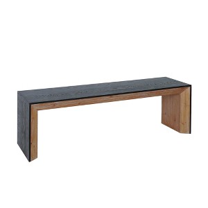 VYNXARIA 59-Inch Modern Console Table Bench with Two-Tone Finish - 1 of 4