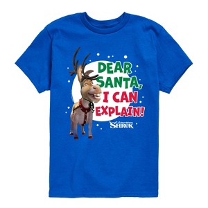 Boys' - Shrek - Dear Santa I Can Explain Short Sleeve Graphic T-Shirt - 1 of 4