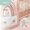 The Peanutshell Boho Rainbow Crib Bedding Set and Stuffie Plush Toy - 4 Piece Set - 4 of 4