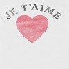 Social Collective Men's Je T'Aime  Valentines Day Short Sleeve Graphic Cotton T - 2 of 3