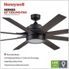 Honeywell Xerxes Ceiling Fan, Quiet Motor and Remote Control, 62", Matte Black - 3 of 4
