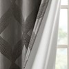 MAYEERTY Ogee Knitted Jacquard Total Blackout Curtain Panel(Only 1 Pc Panel) - 4 of 4