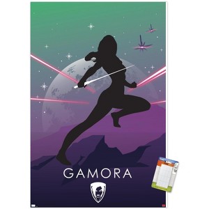 Trends International Marvel Heroic Silhouette - Gamora Unframed Wall Poster Prints - 1 of 4
