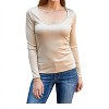 Women's Can You Believe It Basic Top - mittoshop - 2 of 4